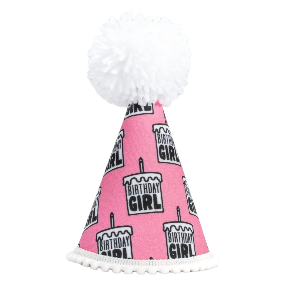 Birthday Girl Black Ink Party Hat