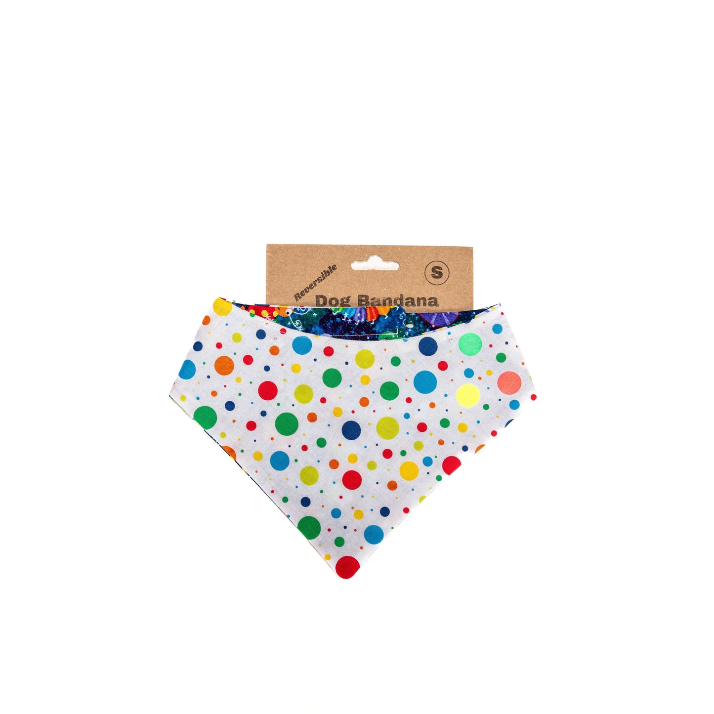 White Dot Reversible Bandana