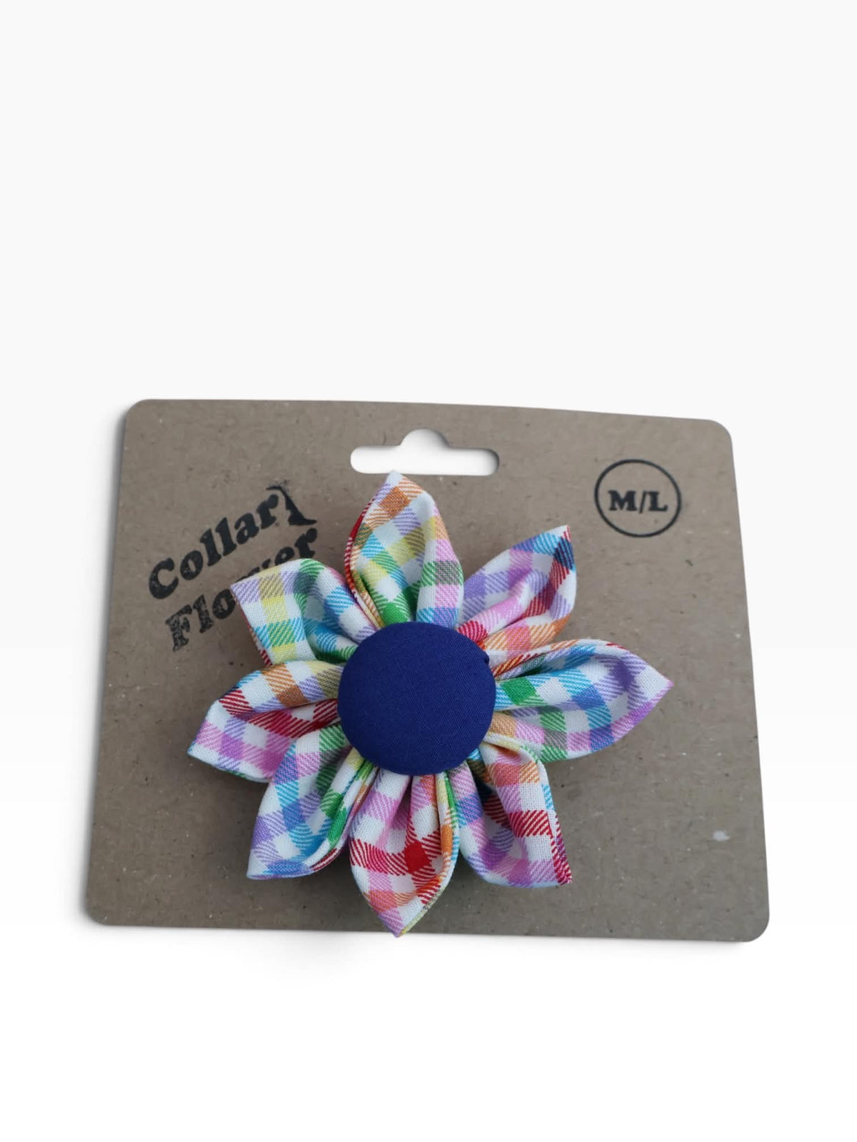 Gingham Collar Flower