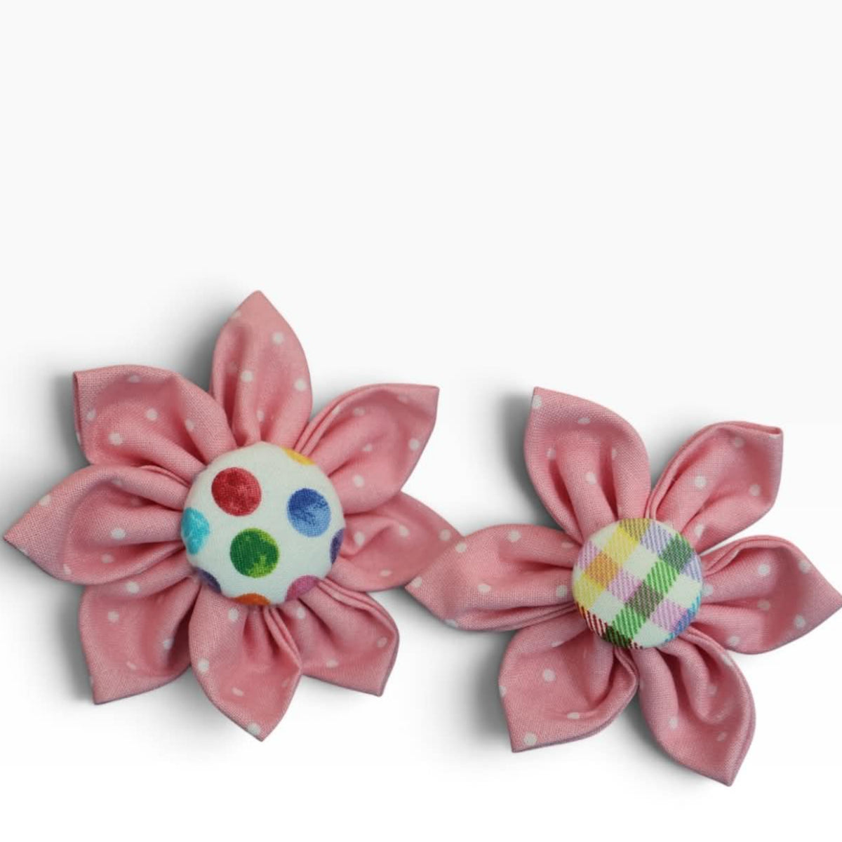 Pink Dots Collar Flower