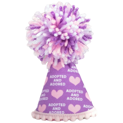 Adopted Purple Party Hat