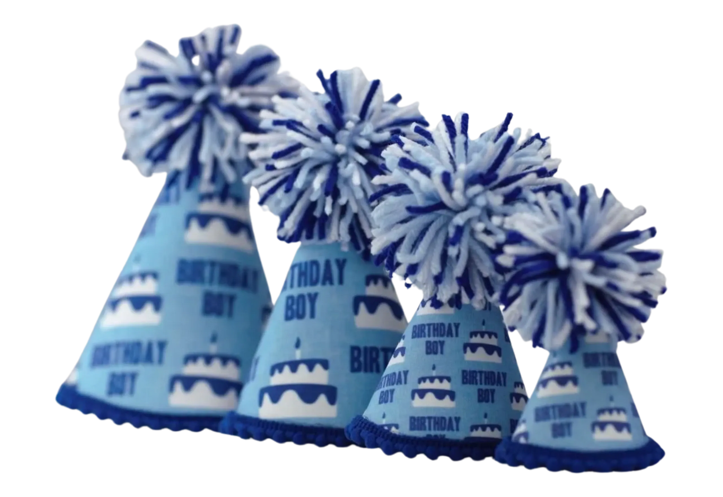 Birthday Boy Blue Ink Party Hat