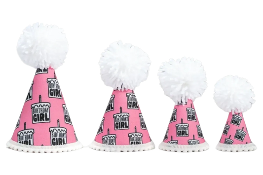 Birthday Girl Black Ink Party Hat