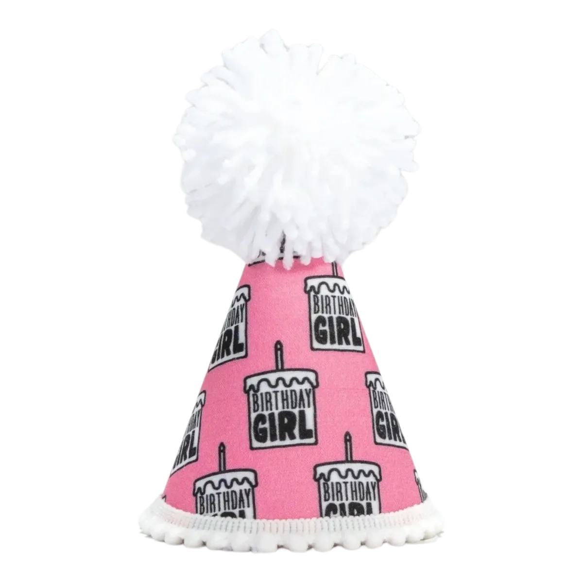 Birthday Girl Black Ink Party Hat
