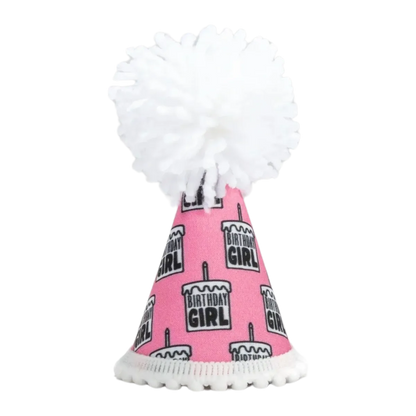 Birthday Girl Black Ink Party Hat
