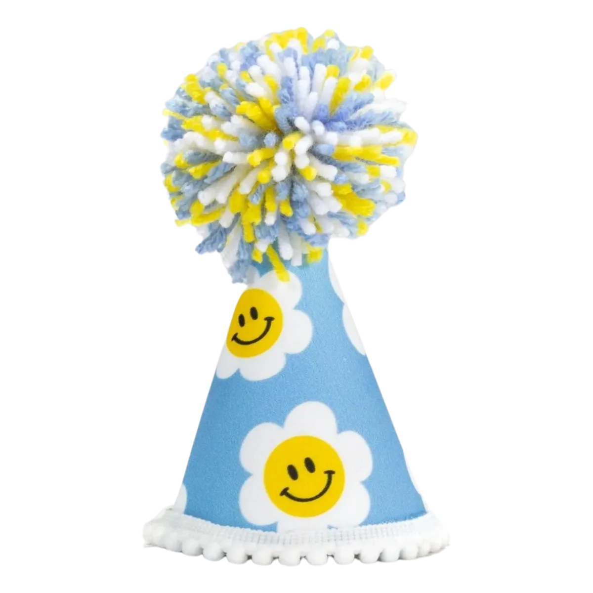 Blue Daisy Party Hat
