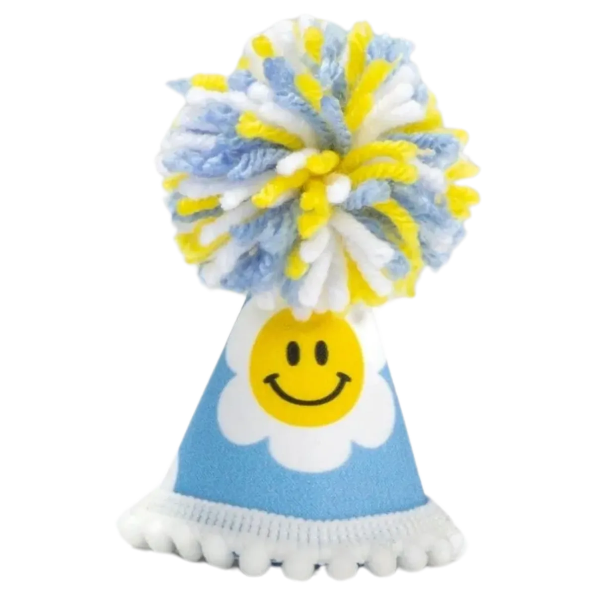 Blue Daisy Party Hat