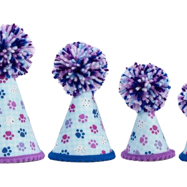 Blue & Purple Paws Hat