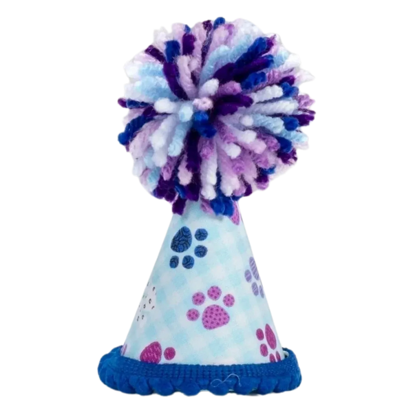 Blue & Purple Paws Hat