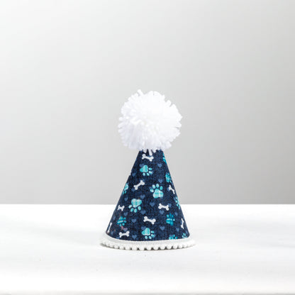 Blue Paws Party Hat