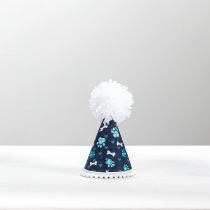 Blue Paws Party Hat