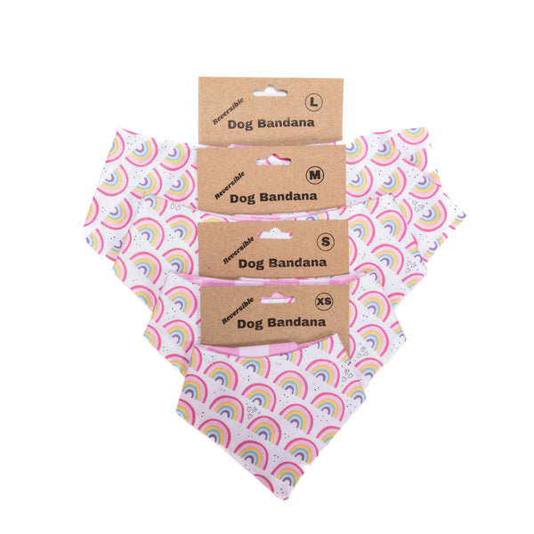 Pastel Rainbow Reversible Bandana
