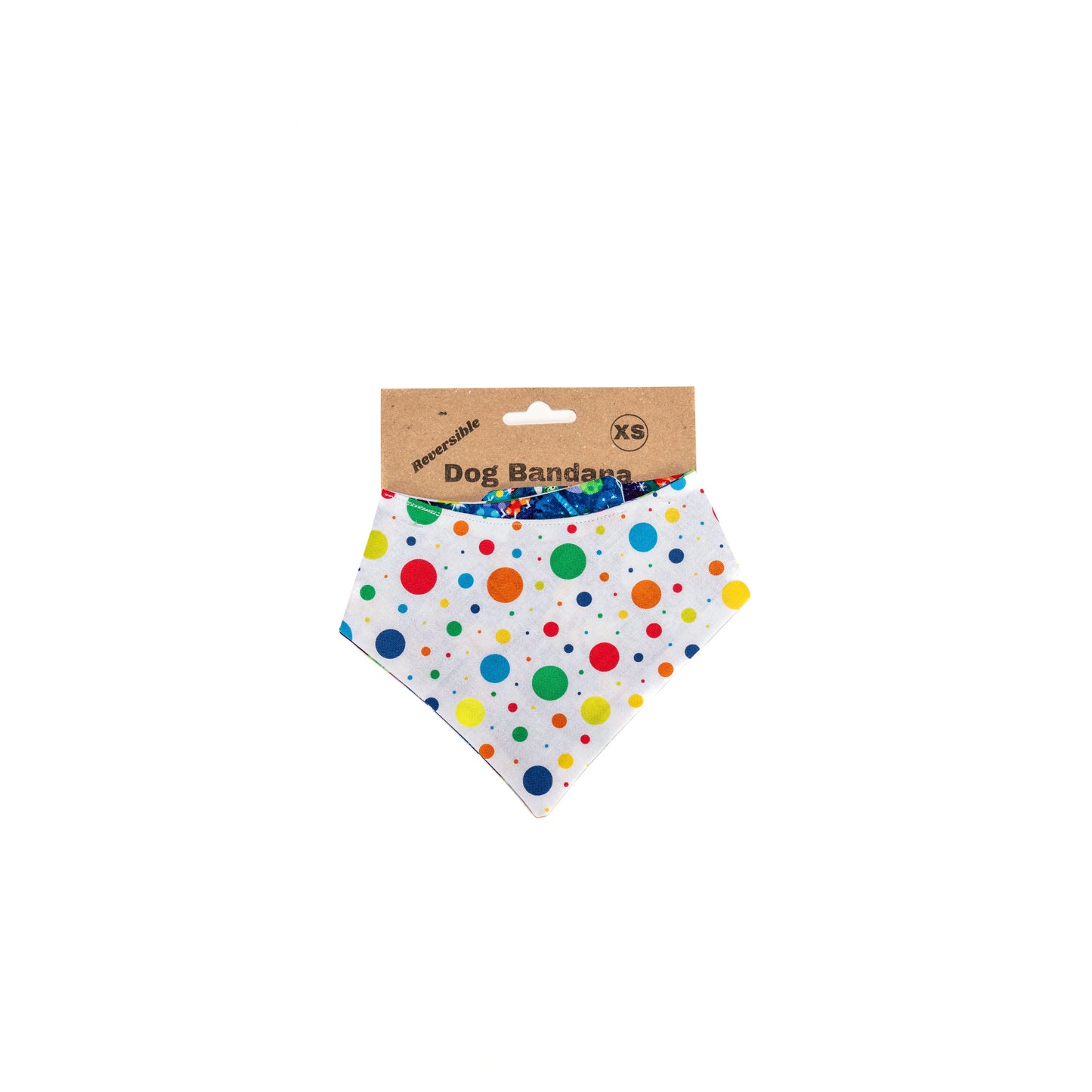 White Dot Reversible Bandana