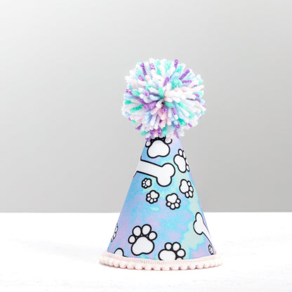 Pastel Tye-Dye Party Hat