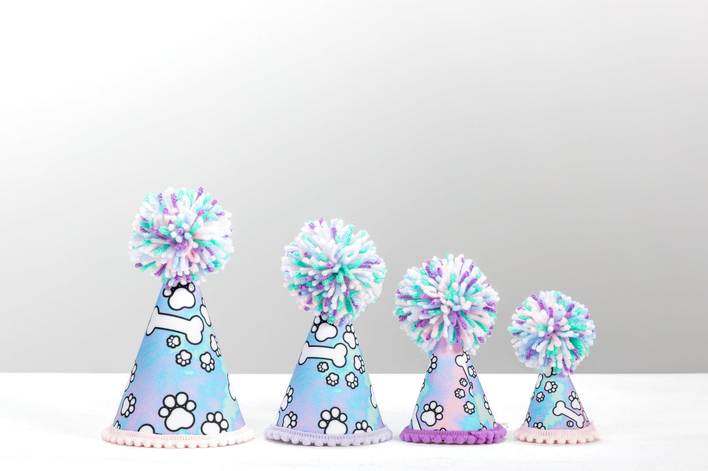 Pastel Tye-Dye Party Hat
