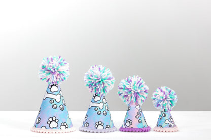 Pastel Tye-Dye Party Hat