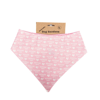 Gotcha Day Pink Reversible Bandana