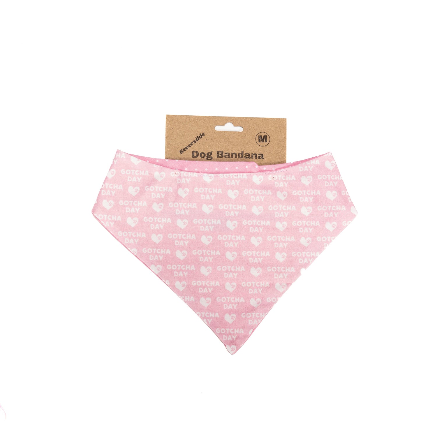Gotcha Day Pink Reversible Bandana