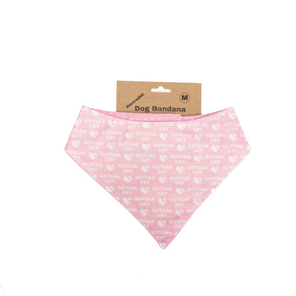 Gotcha Day Pink Reversible Bandana
