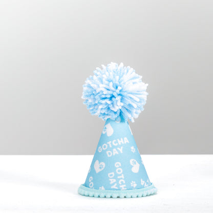 Gotcha Day Blue Ink Party Hat