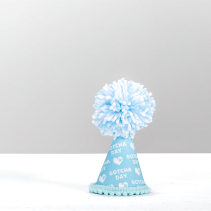 Gotcha Day Blue Ink Party Hat