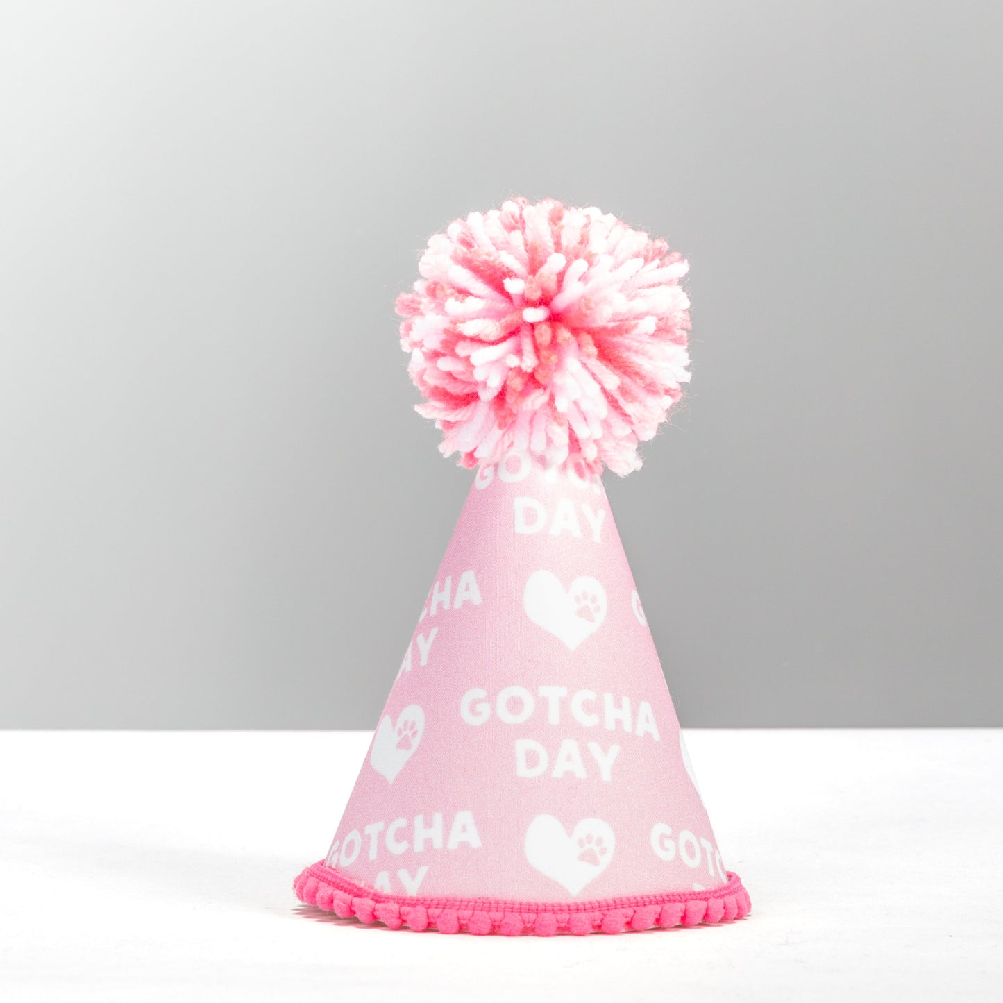 Gotcha Day Pink Ink Party Hat