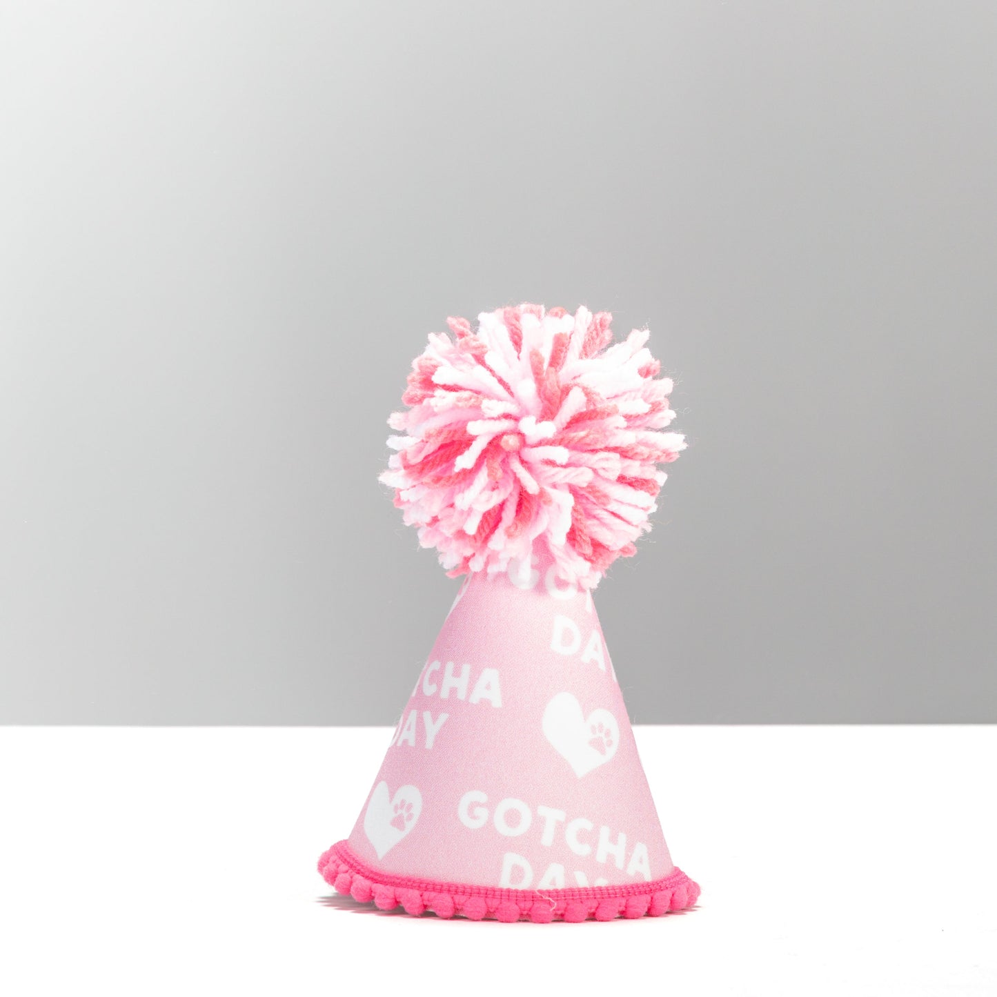 Gotcha Day Pink Ink Party Hat