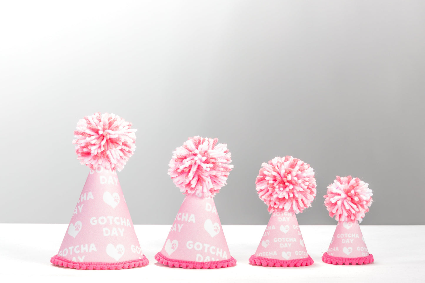 Gotcha Day Pink Ink Party Hat