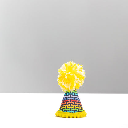 Rainbow Bones Party Hat