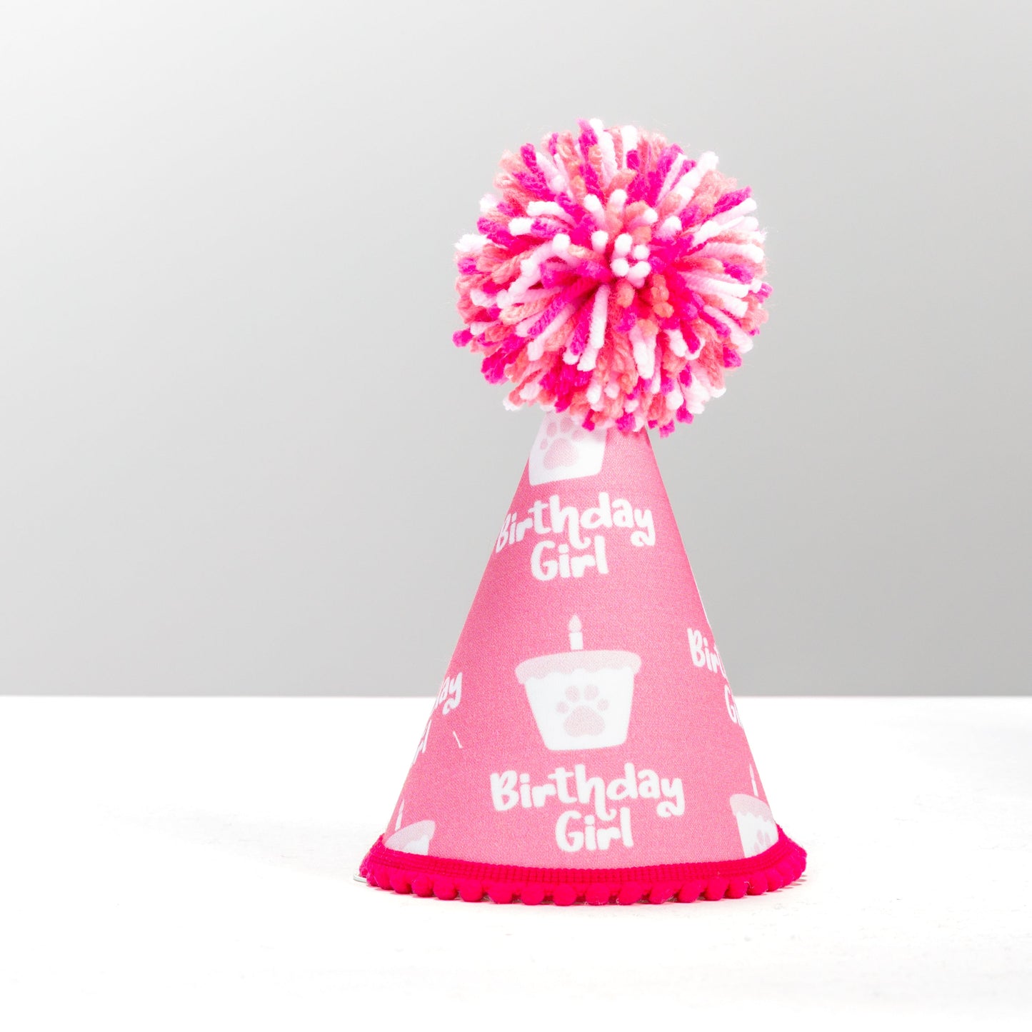 Birthday Girl Pink Ink Party Hat