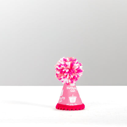 Birthday Girl Pink Ink Party Hat