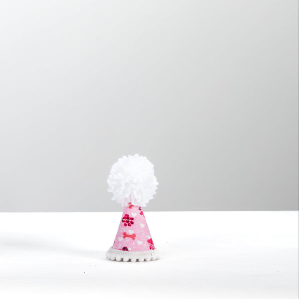 Pink Paws Party Hat
