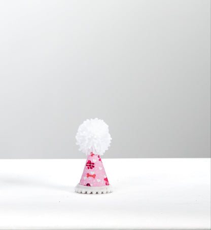 Pink Paws Party Hat