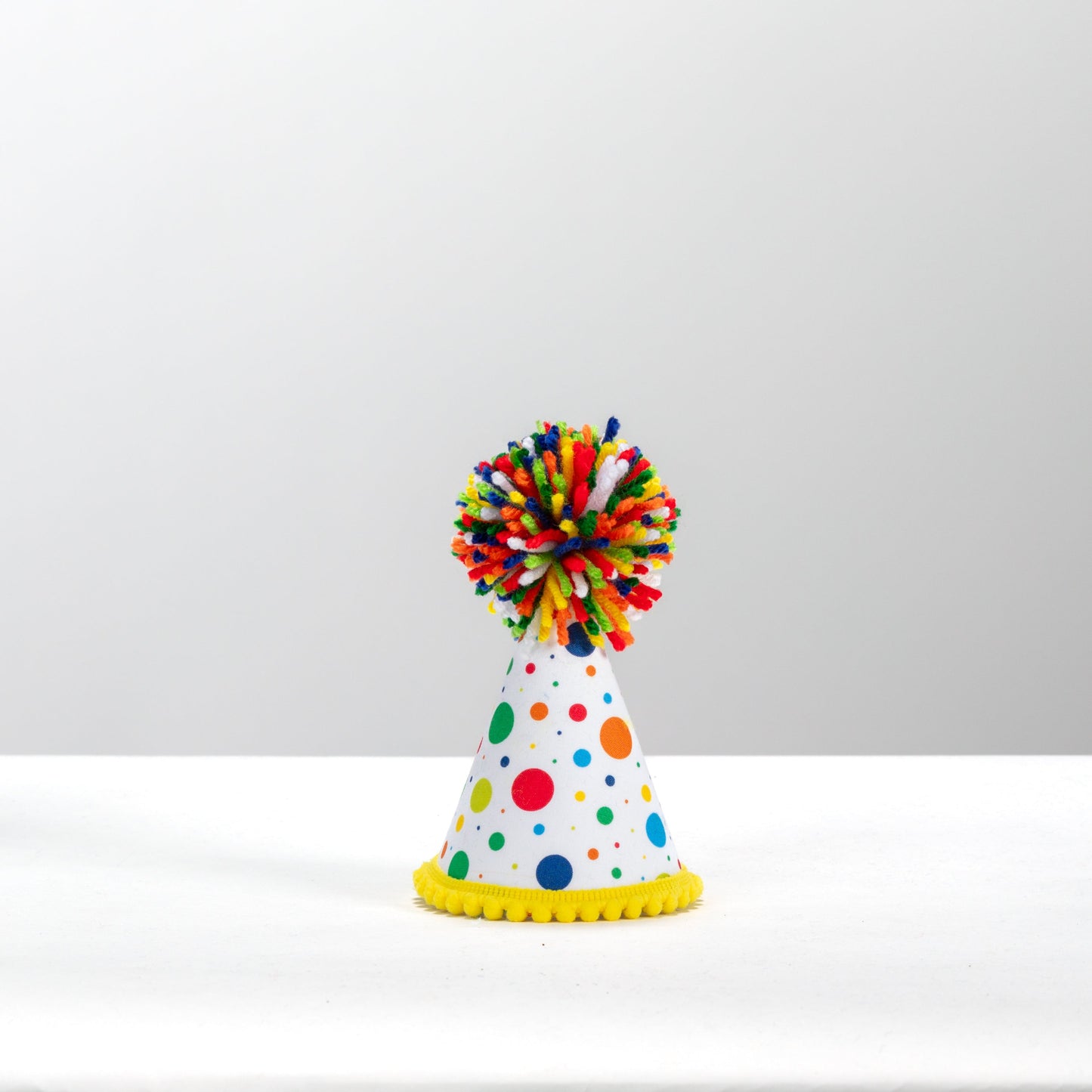 White Dot Party Hat