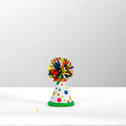 White Dot Party Hat