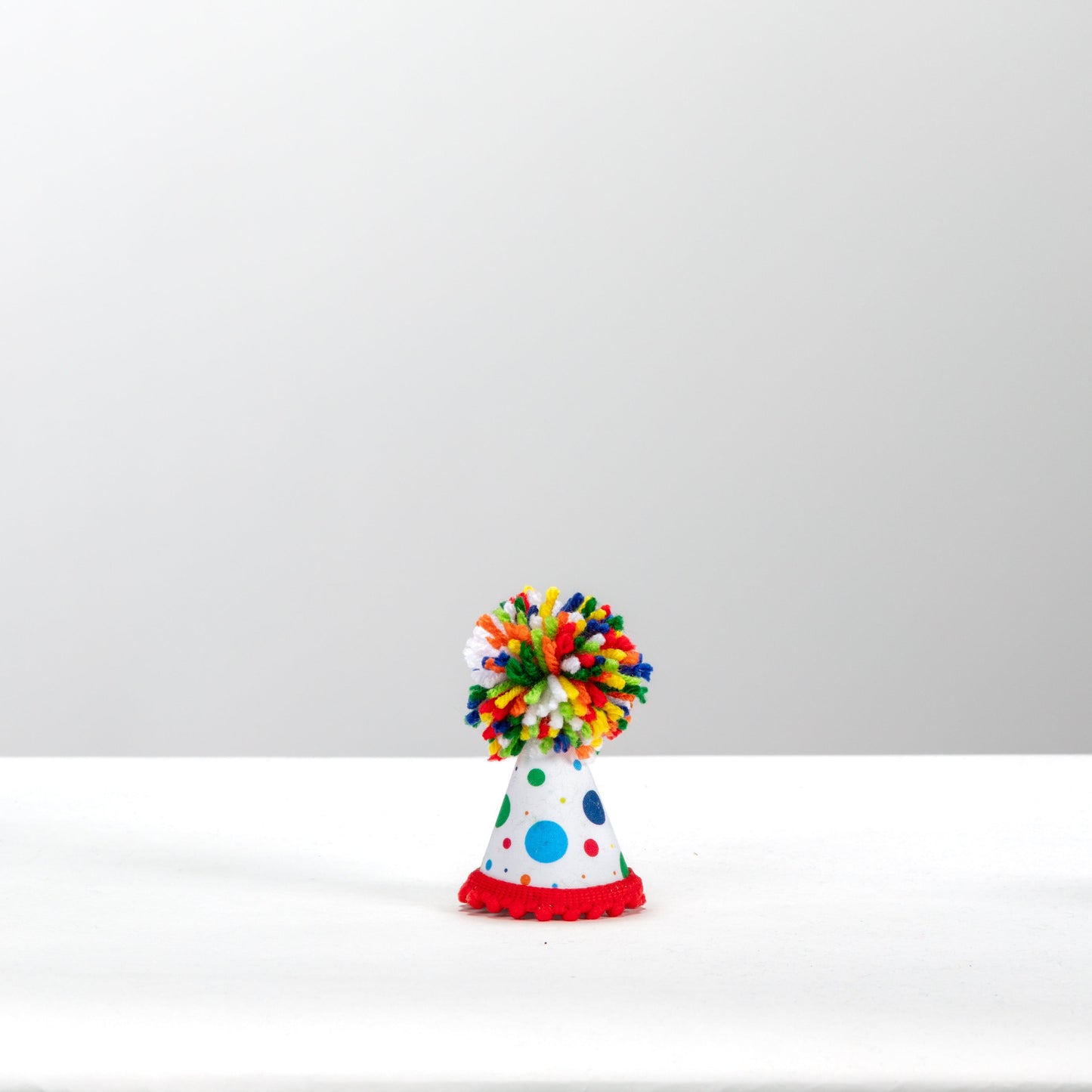 White Dot Party Hat