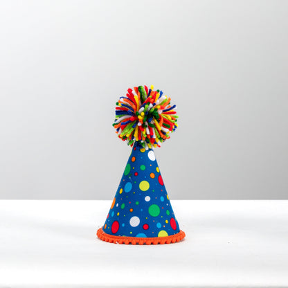 Blue Dots Party Hats