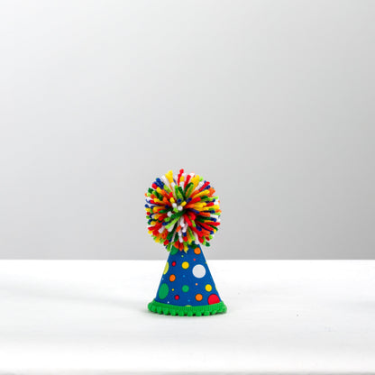 Blue Dots Party Hats