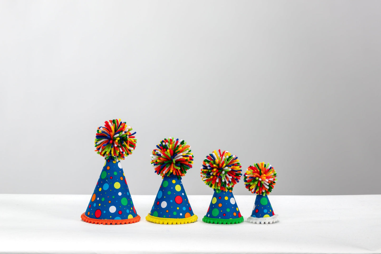 Blue Dots Party Hats