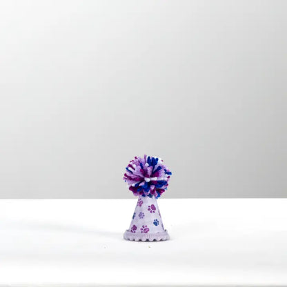 Purple Paws Party Hat