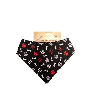 Red Paw Reversible Bandana