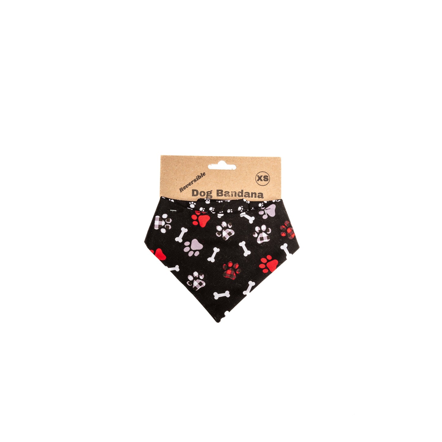 Red Paw Reversible Bandana