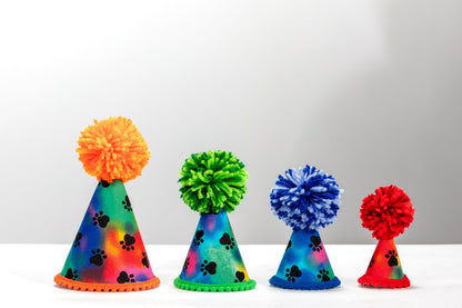 Watercolor Paws Party Hat