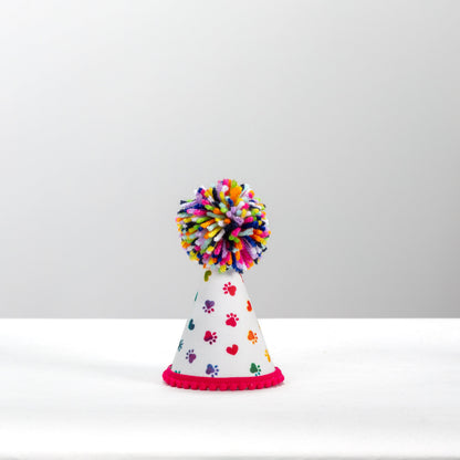 Rainbow Paws Party Hat