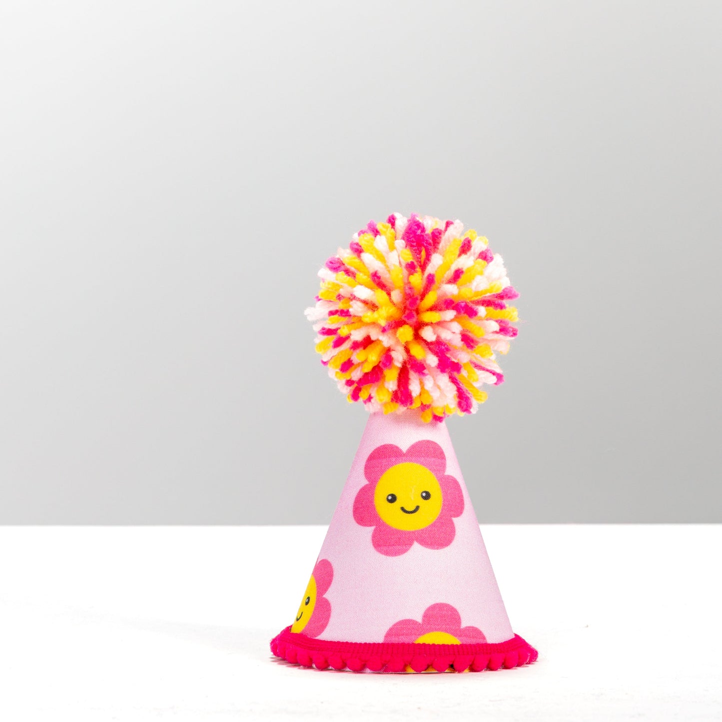 Pink Daisy Party Hat
