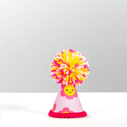 Pink Daisy Party Hat