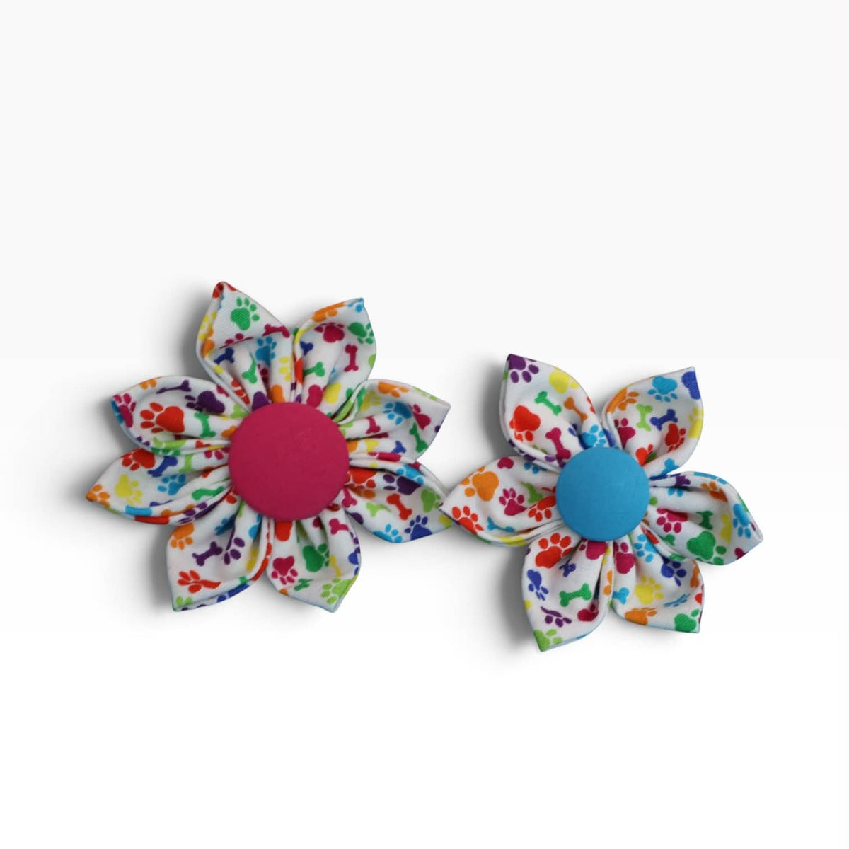 Rainbow Paws Collar Flower