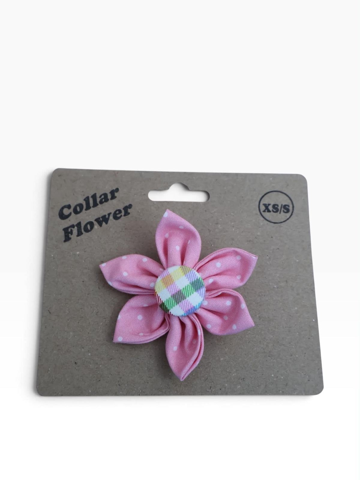 Pink Dots Collar Flower