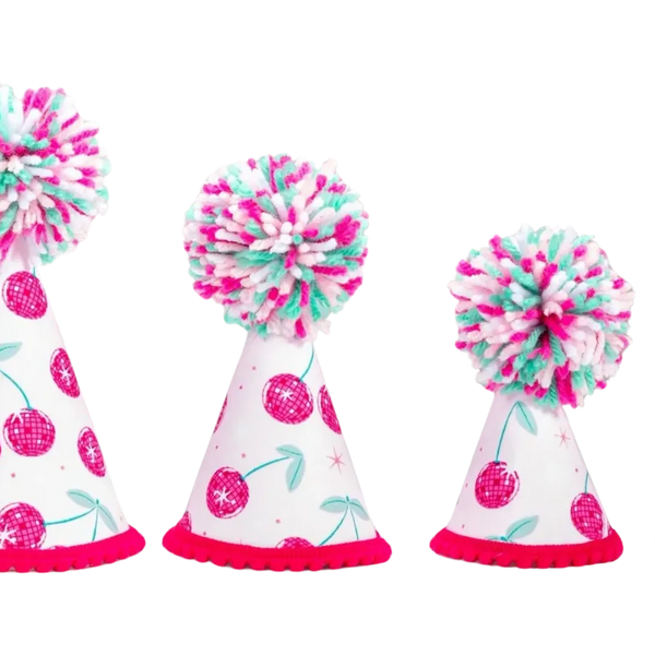 Cherries Julbiflea Party Hat