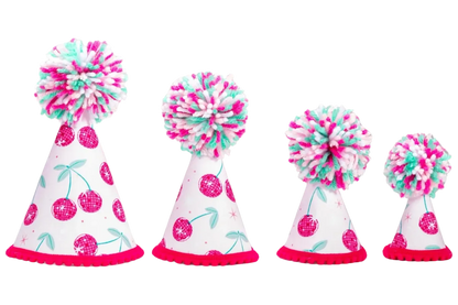 Cherries Julbiflea Party Hat
